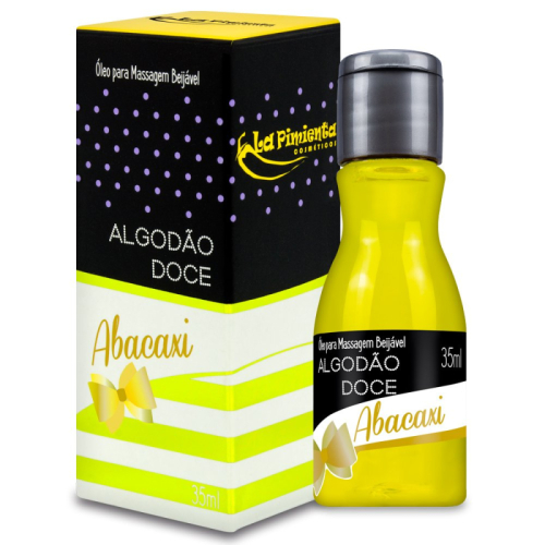 ÓLEO PARA MASSAGEM CORPORAL ALGODÃO DOCE - ABACAXI 35ml