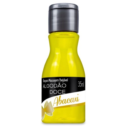 ÓLEO PARA MASSAGEM CORPORAL ALGODÃO DOCE - ABACAXI 35ml