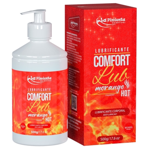 COMFORT LUB - MORANGO HOT 500g