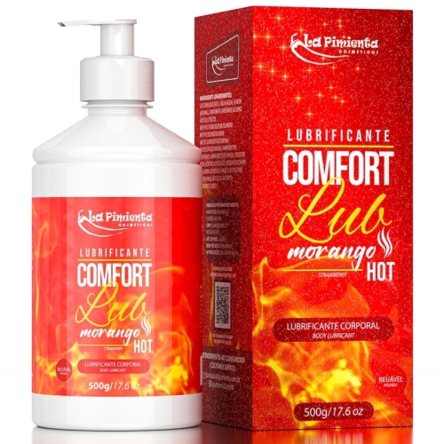 COMFORT LUB - MORANGO HOT 500g