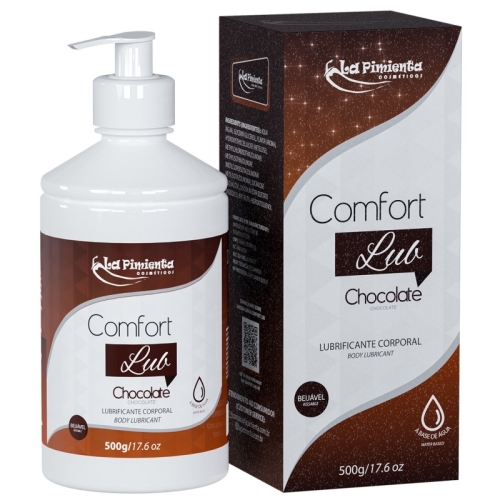 LUBRIFICANTE COMFORT LUB 500G - CHOCOLATE