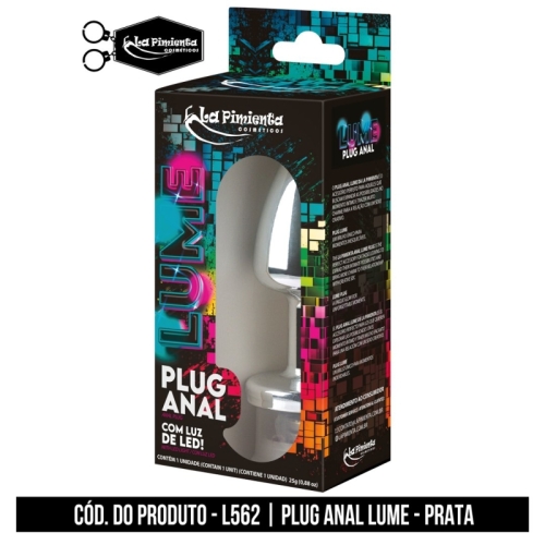 PLUG ANAL LUME - PRATA