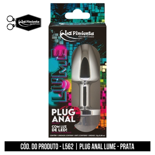 PLUG ANAL LUME - PRATA