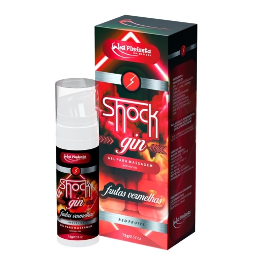 SHOCK GIN - FRUTAS VERMELHAS 15g