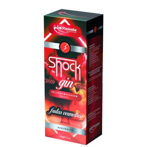 SHOCK GIN - FRUTAS VERMELHAS 15g