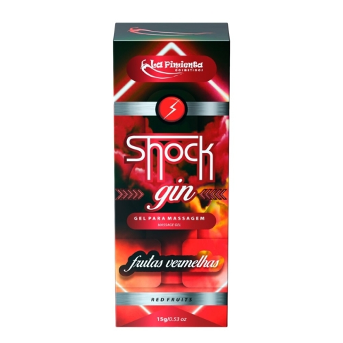 SHOCK GIN - FRUTAS VERMELHAS 15g