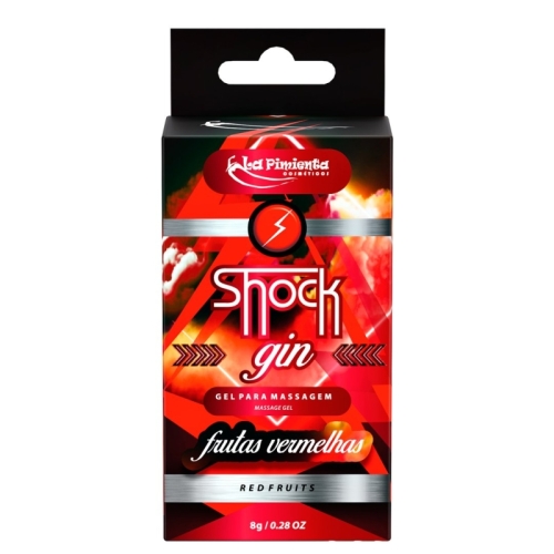 SHOCK GIN - FRUTAS VERMELHAS 8g