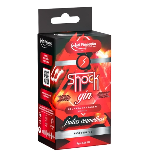 SHOCK GIN - FRUTAS VERMELHAS 8g