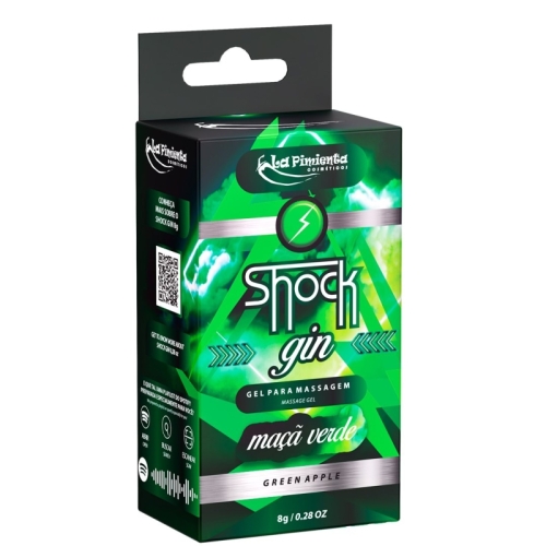 SHOCK GIN - MAÇÃ VERDE 8g