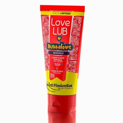 BUBBALOVE MORANGO - EDIÇÃO LIMITADA LOVE LUB 60g