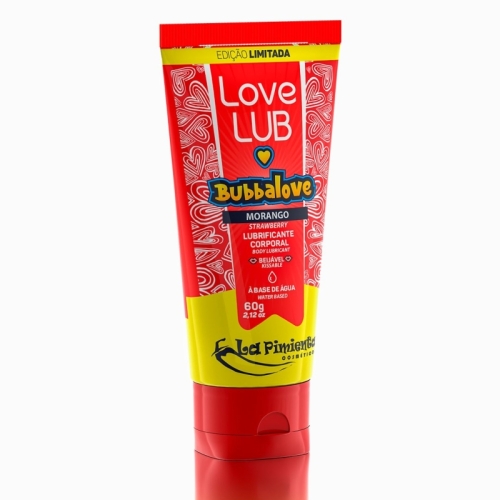 BUBBALOVE MORANGO - EDIÇÃO LIMITADA LOVE LUB 60g
