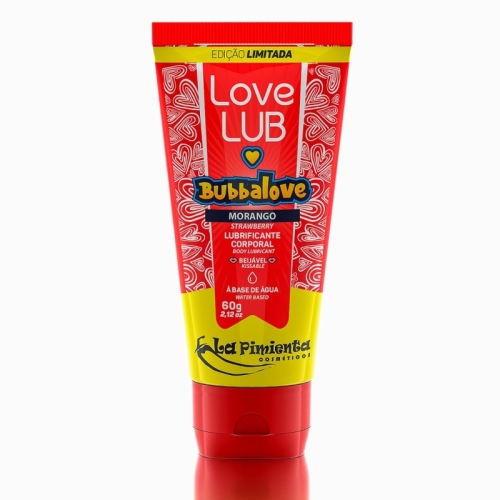 BUBBALOVE MORANGO - EDIÇÃO LIMITADA LOVE LUB 60g