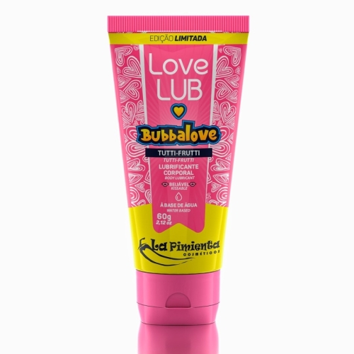  BUBBALOVE TUTTI-FRUTTI - EDIÇÃO LIMITADA LOVE LUB 60g