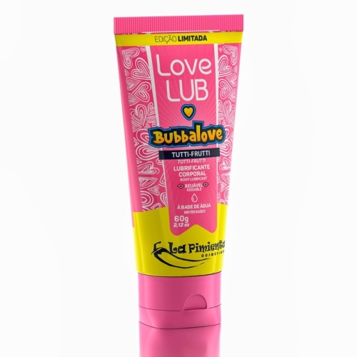  BUBBALOVE TUTTI-FRUTTI - EDIÇÃO LIMITADA LOVE LUB 60g