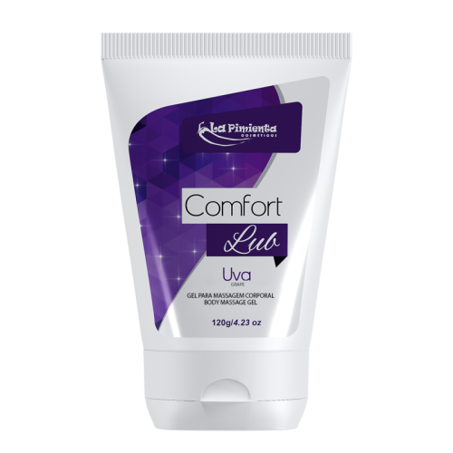 GEL PARA MASSAGEM CORPORAL COMFORT LUB - UVA 120g