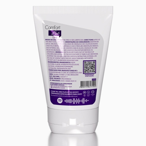 COMFORT LUB SABORES - UVA 120g