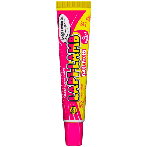 LAPI-LAMB - CANETA LUBRIFICANTE BEIJÁVEL COM EXCLUSIVO AROMA DE TUTTI-FRUTTI E EFEITO HOT 30g