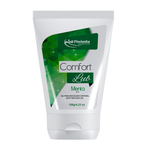 GEL PARA MASSAGEM CORPORAL COMFORT LUB - MENTA 120g