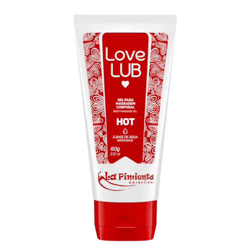 GEL PARA MASSAGEM CORPORAL LOVE LUB HOT